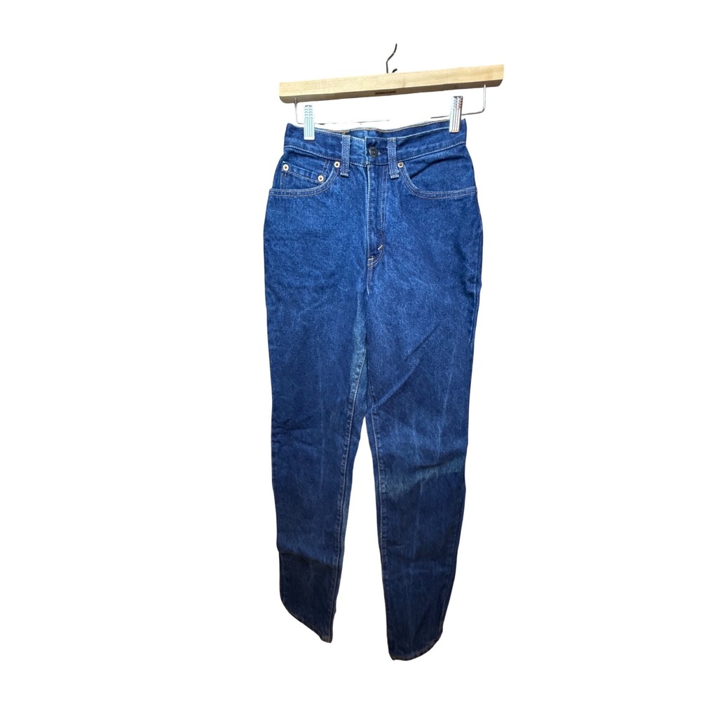 Vintage Levis 17505 High Rise Slim Fit Jeans Made in USA Size‎ 3 Dark Wash